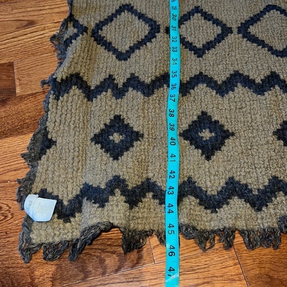 Wilfred Diamond  Mosaic wool Blanket Scarf - Picture 8 of 12